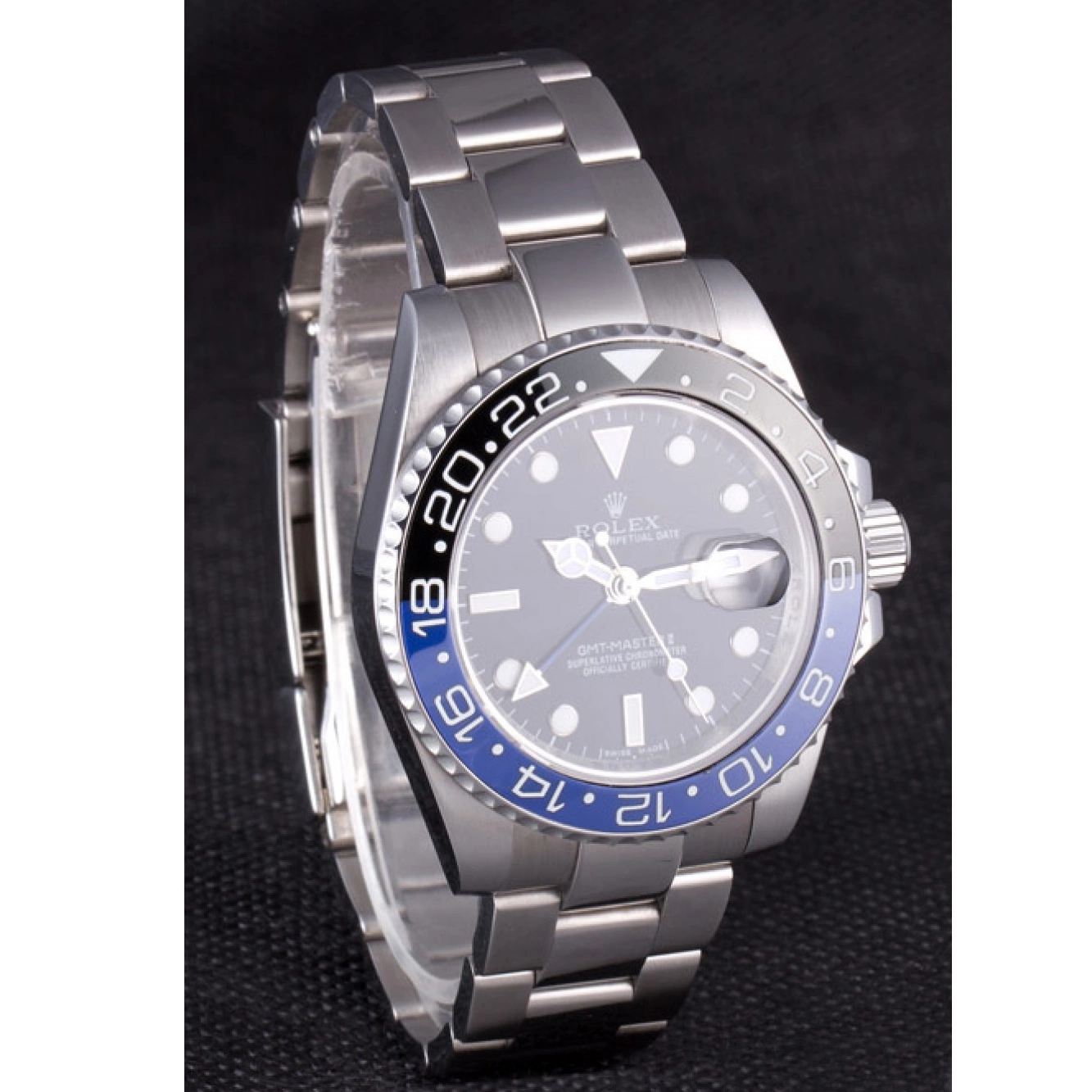 Aaa replica II GMT BLACK BEZEL 621393 rl431 Rolex 2013 MASTER BLUE 0619